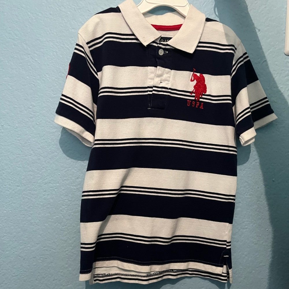 Kids stripped polo